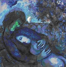 Chagall - Le Rêve des Amoureux Chagall - Le Rêve des Amoureux
